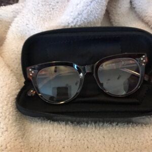 NEW Eyekeeper Oversized Tortoise Clear Top Bifocal Glasses +2.0 w/Zippered Case